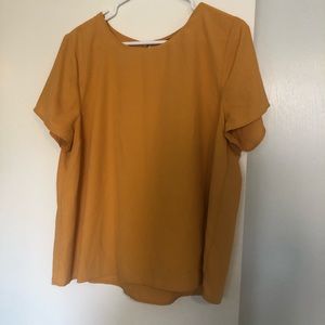 Mustard yellow blouse